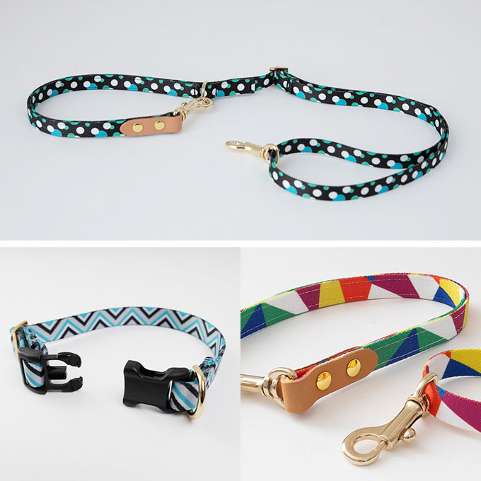 日本製 犬 首輪 リード セット カラフル おしゃれ