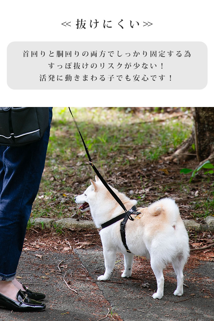 ハーネス 8の字 着脱簡単 抜けにくい