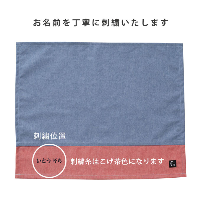 給食 ナフキン アイロン不要 ランチョンマット 入学準備