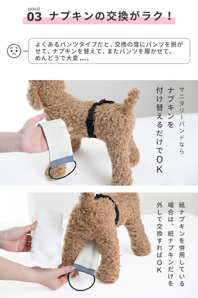サニタリーバンド サニタリーパンツ マナーパンツ おむつカバー
