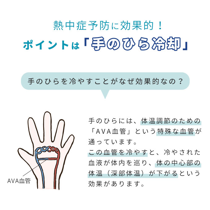 ひんやり 手のひらアイス 手のひら 冷やす 冷却 熱中症対策